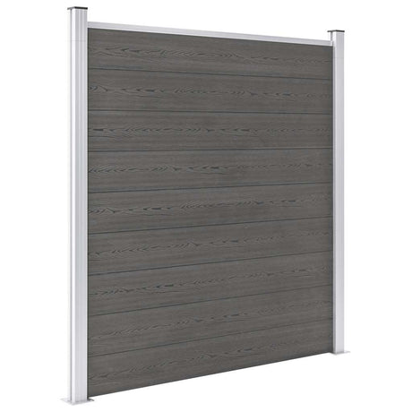 Vidaxl Fence 180x186 cm HKC Gray