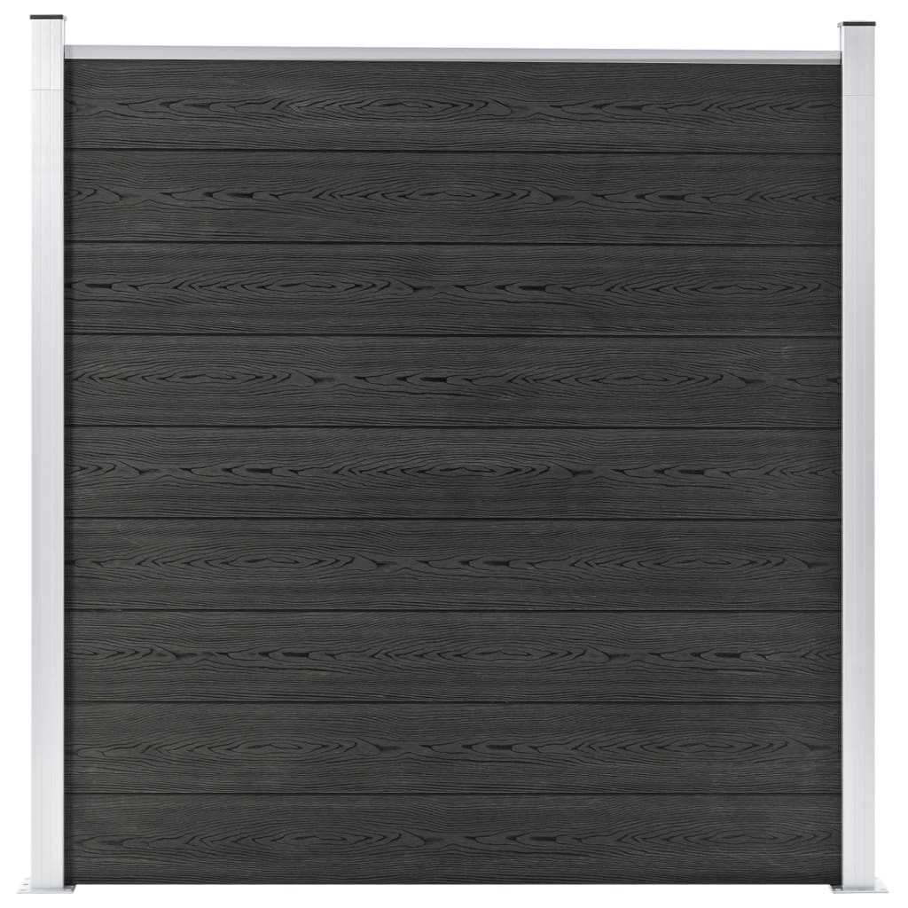 Vidaxl fence 180x186 cm HKC Gray