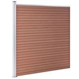 Vidaxl Fence 175x186 cm HKC Brown