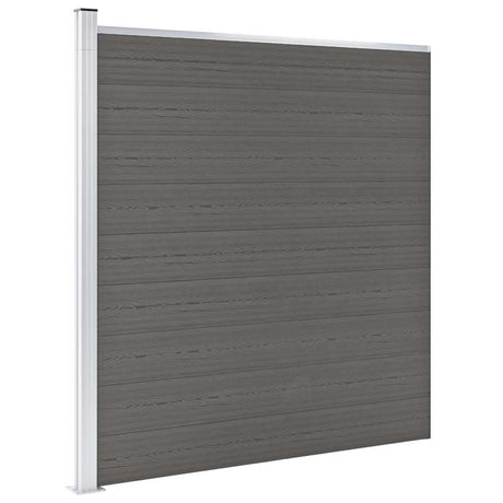 Vidaxl Fence 175x186 cm hkc gris