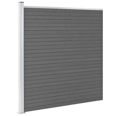 Vidaxl Fence 175x186 cm hkc gris