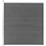 Vidaxl Fence 175x186 cm hkc gris
