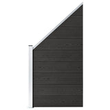 Vidaxl fence panel 95x (105-180) cm HKC Gray