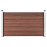 Vidaxl Fence 180x105 cm HKC Brown