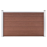 Vidaxl Fence 180x105 cm HKC Brown