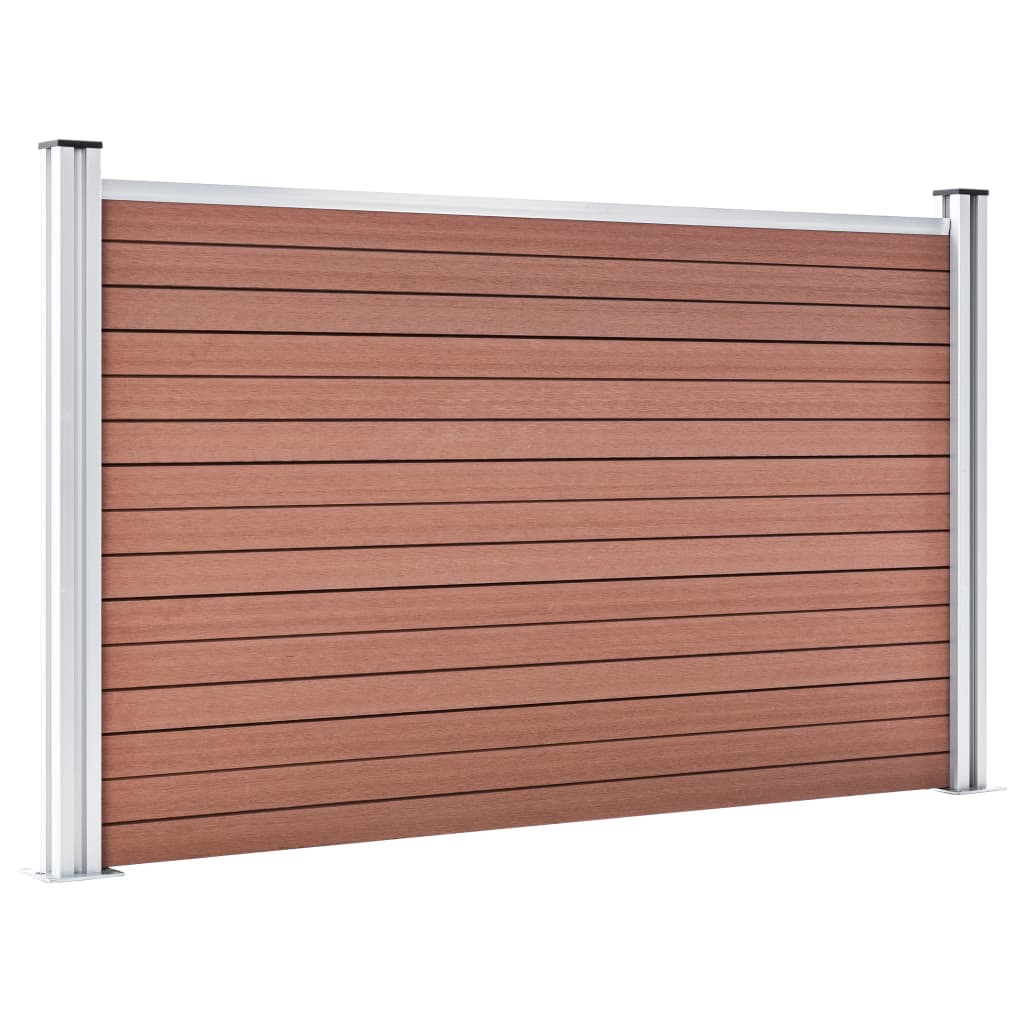 Vidaxl Fence 180x105 cm HKC Brown