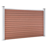 Vidaxl Fence 180x105 cm HKC Brown