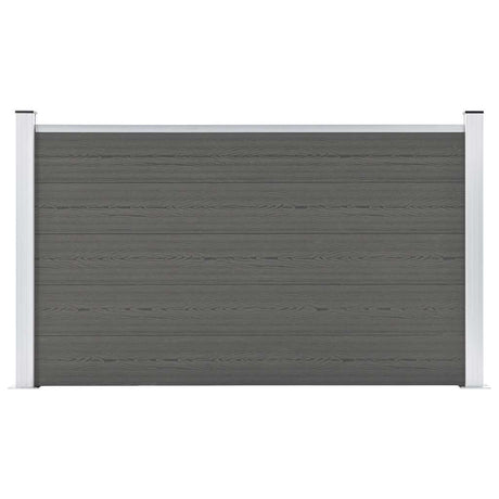 Vidaxl Fence 180x105 cm HKC Gray