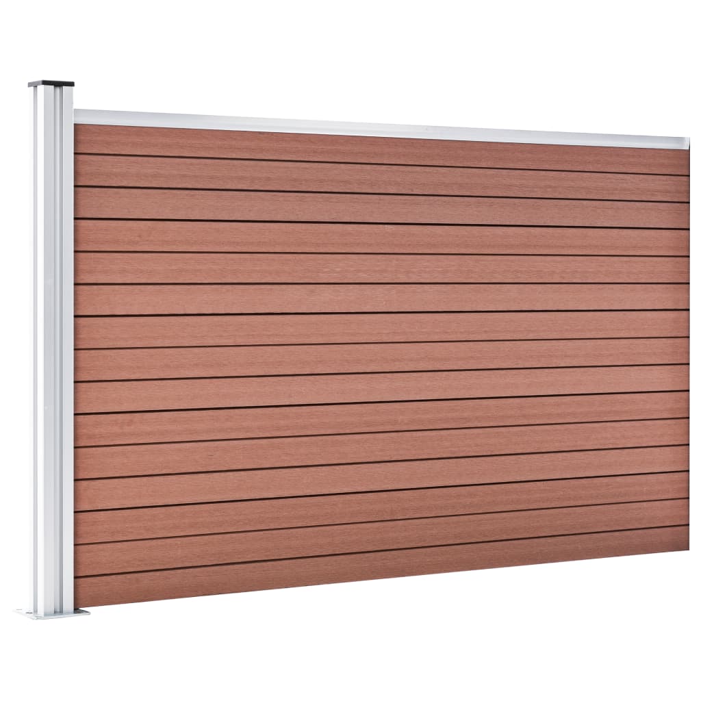 Vidaxl Fence 175x105 cm HKC Brown