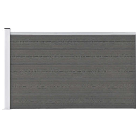 Vidaxl Fence 175x105 cm HKC Gray