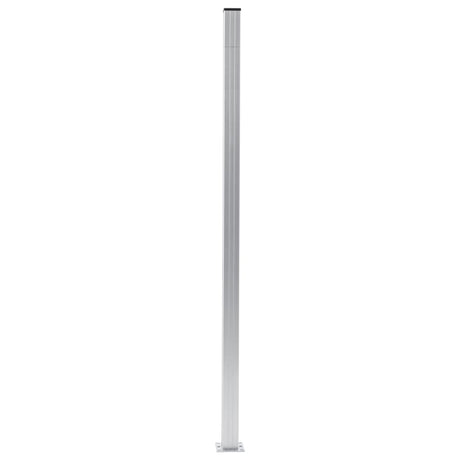 Vidaxl Fence Posts 2 st 185 cm aluminium