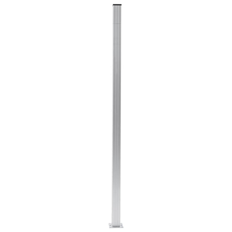 Vidaxl Fence Posts 3 st 185 cm Aluminium