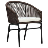 Vidaxl tuinstoelen 2 st pe-rattan bruin