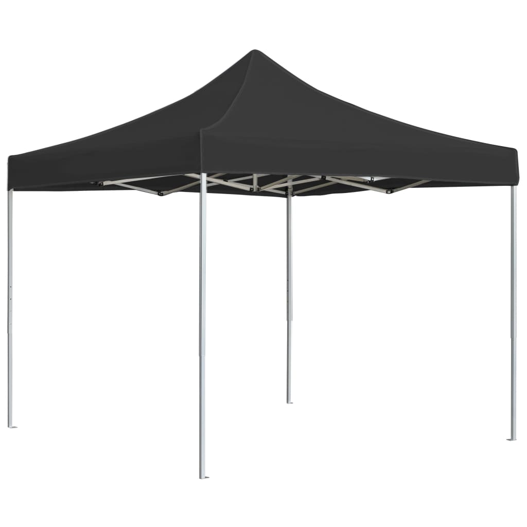 Vidaxl PartyTent professionellt vikbar 2x2 m aluminiumantracit