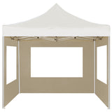 Vidaxl Partytent Foldable with walls 2x2 m aluminum cream