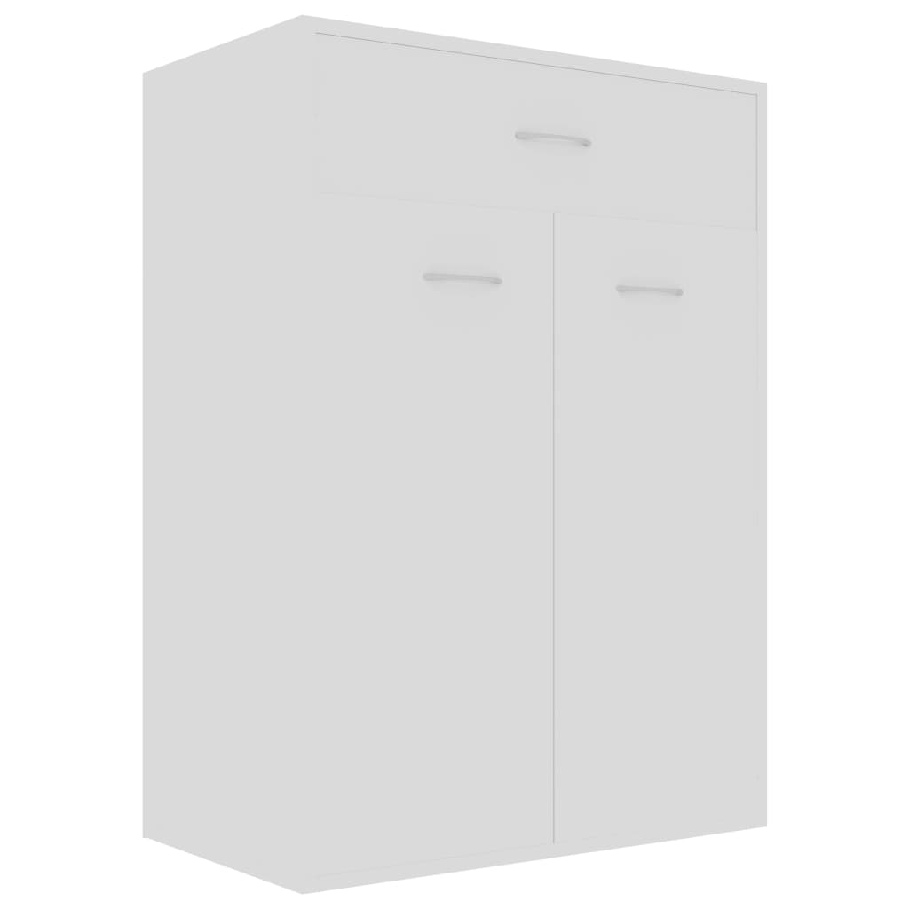 Vidaxl Shoe Cabinet 60x35x84 cm Property Wood White