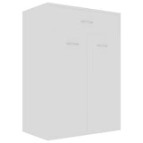 Vidaxl Cabinet da scarpe 60x35x84 cm White White