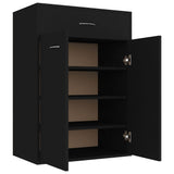 VidaXL shoe cabinet 60x35x84 cm Properted Wood Black