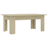 Vidaxl salontafel 100x60x42 cm bewerkt hout sonoma eikenkleurig