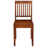 Vidaxl eetkamerstoelen 2 st massief mangohout