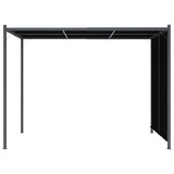 Vidaxl Pergola med utvidbar tak 3x3 m Antracitt