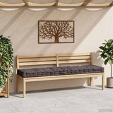 Coussin de plancher de palette vidaxl 120x40x7 cm anthracite de coton
