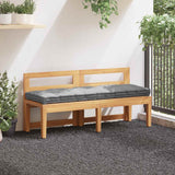Coussin de plancher de palette vidaxl 120x40x7 cm gris coton