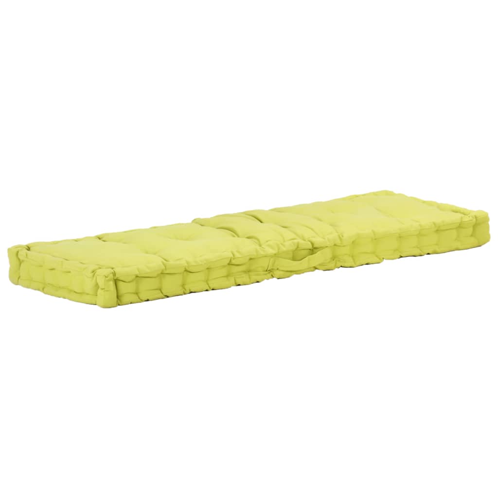 Vidaxl Palettbuedem Cushion 120x4xxx7 cm Koteng gréng