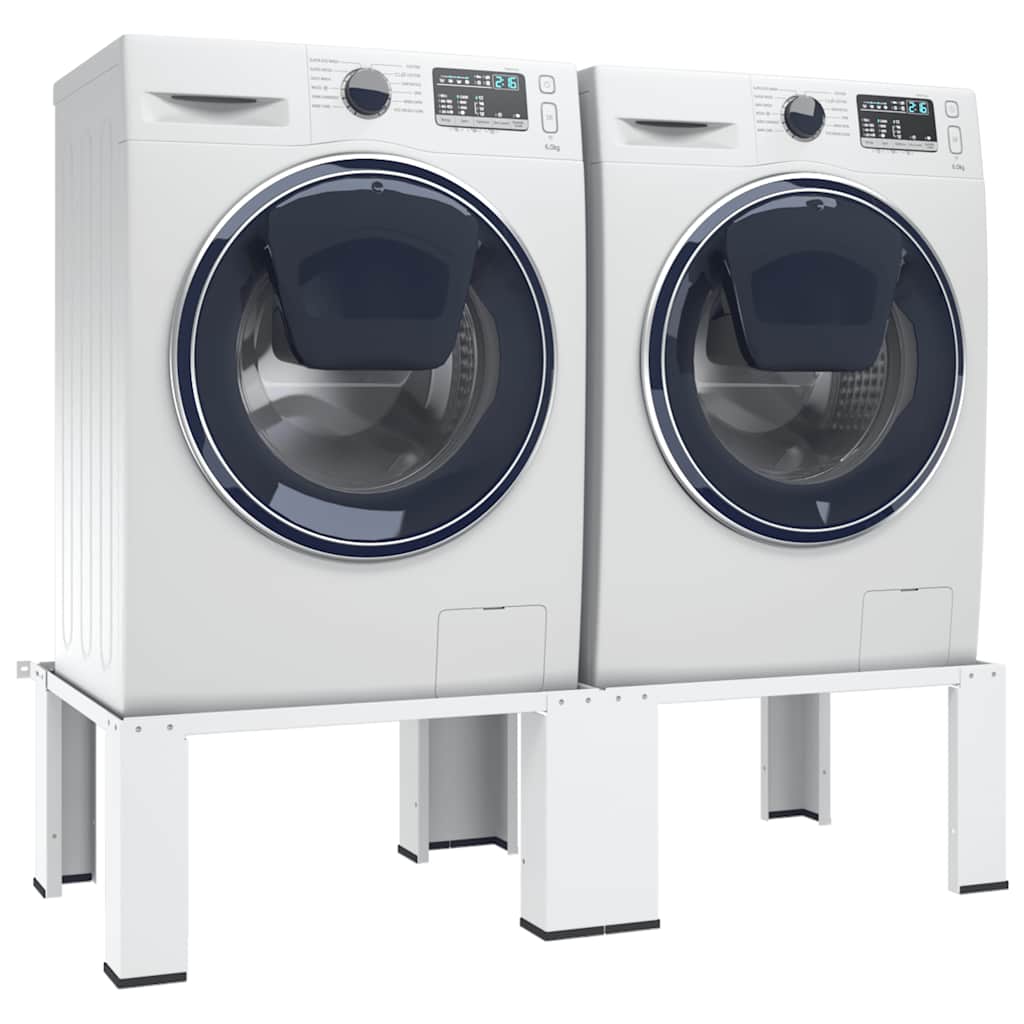 Vidaxl Washing Machine et séchoir Double blanc