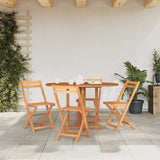 Vidaxl tuintafel inklapbaar 120x70x75 cm massief teakhout