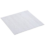 Vidaxl Piso de piso Autoadhesivo 5.11 m² PVC White