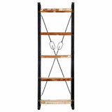 Vidaxl boekenkast met 5 schappen 60x30x180 cm massief gerecycled hout