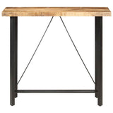 Vidaxl bartafel 120x58x107 cm ruw mangohout