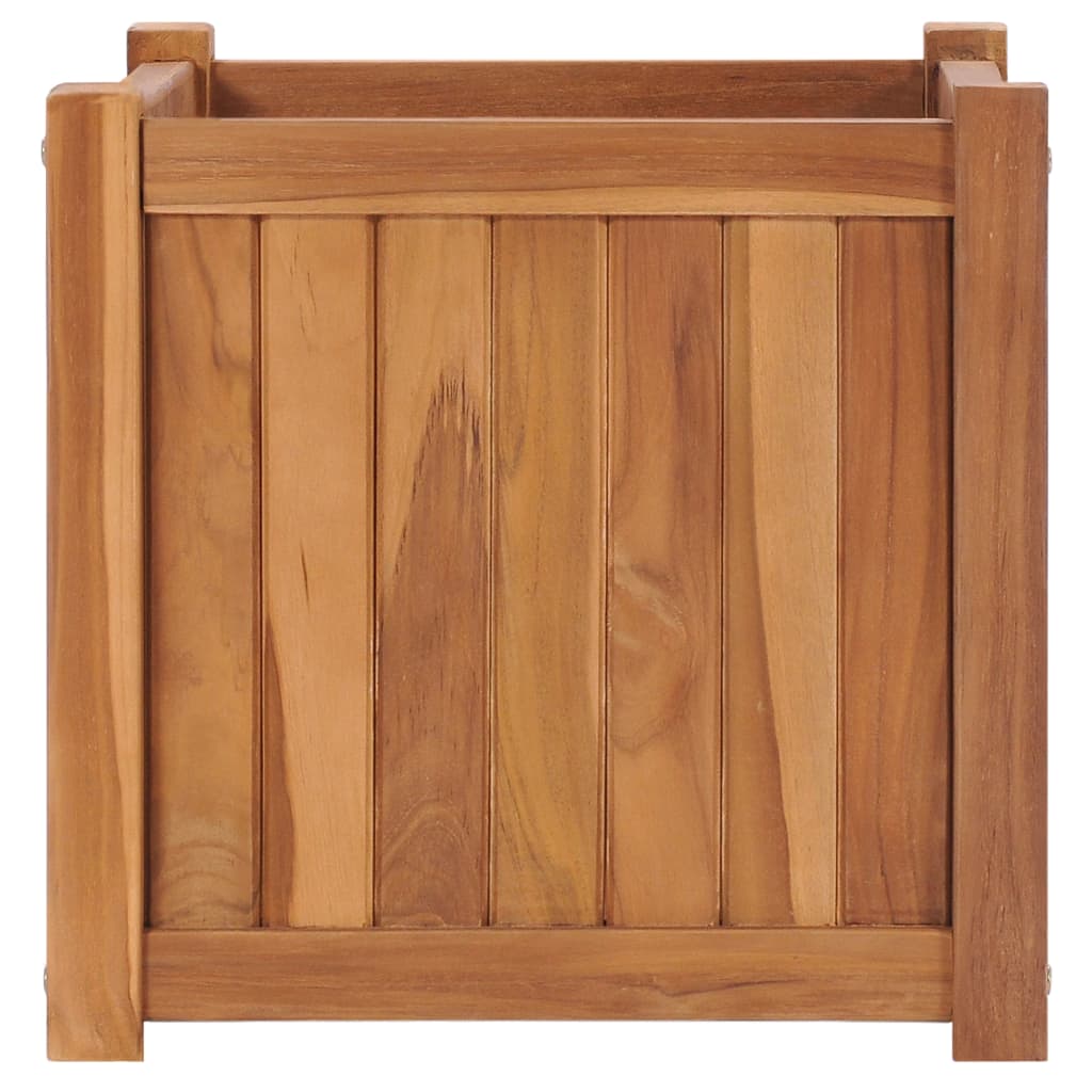 Vidaxl Planter hevet 40x40x40 cm solid teak tre