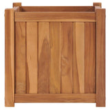 VidaXL jardinière surélevée 40x40x40 cm teck massif