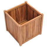 Vidaxl Planter höjde 50x50x50 cm fast teakved