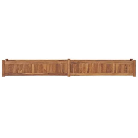 Vidaxl Planter surélevé 200x30x25 cm en bois de teck solide