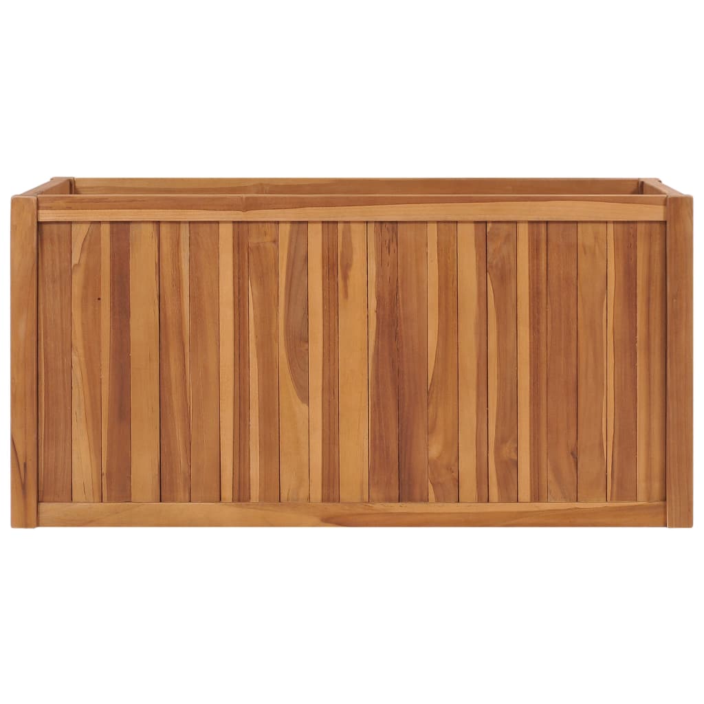 Sadzarka vidaxl podniesiona 100x50x50 cm stały teak