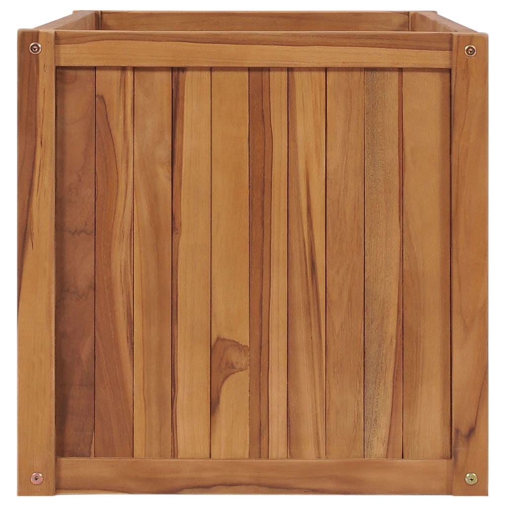 Sadzarka vidaxl podniesiona 100x50x50 cm stały teak