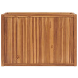 Vidaxl Planter surélevé 100x50x70 cm en bois de teck solide