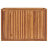 Vidaxl Planter surélevé 100x50x70 cm en bois de teck solide