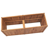 Sadzarka vidaxl podniesiona 150x50x70 cm stały teak