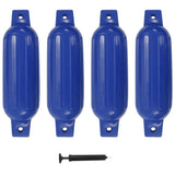 Vidaxl Bootstoot Cushions 4 PCS 41x11.5 cm PVC Bleu