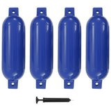 Vidaxl Bootstoot Cushions 4 ST 51X14 CM PVC BLUE