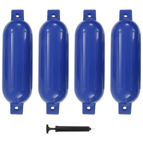 Vidaxl Bootstoot Cushions 4 ST 51X14 CM PVC BLUE