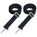 Vidaxl bimini laifelrouls 2 st tissu et acier inoxydable