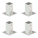 Vidaxl paalanchers 4 st 71 mm métal galvanisé