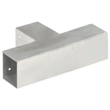 Vidaxl Pile Connexion T-Shape 71x71 mm Métal galvanisé