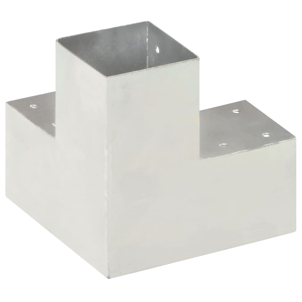 Vidaxl Pale Connection Y-form 91x91 mm galvaniseret metal