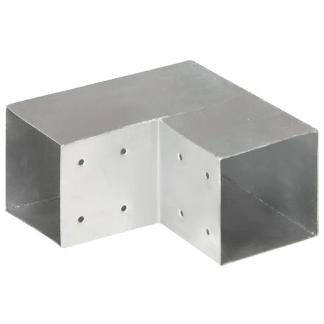 VidaXL Post connexion en forme de L 101x101 mm métal galvanisé